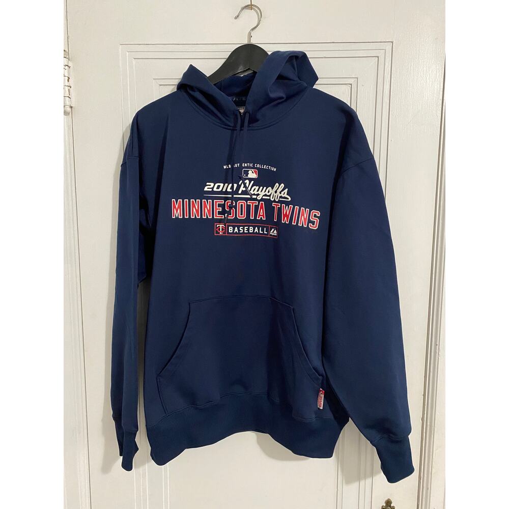 Minnesota Twins 2010 Playoffs Hoodie Sweatshirt Size Large